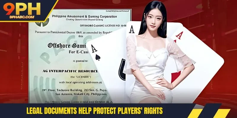 Legal documents help protect players' rights